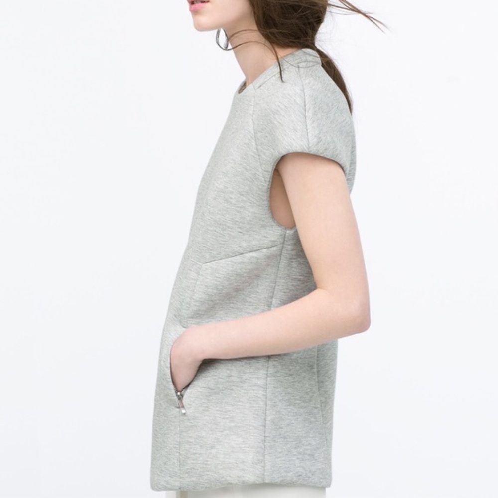 Zara Neoprene Structured Top Z1975 - Picture 2 of 8